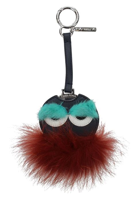 fendi keyring fluff|fendi key rings for men.